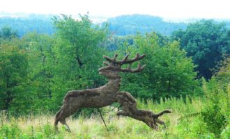 Internationaler Kunstwanderweg - Die Jagd, Foto: Schlinke